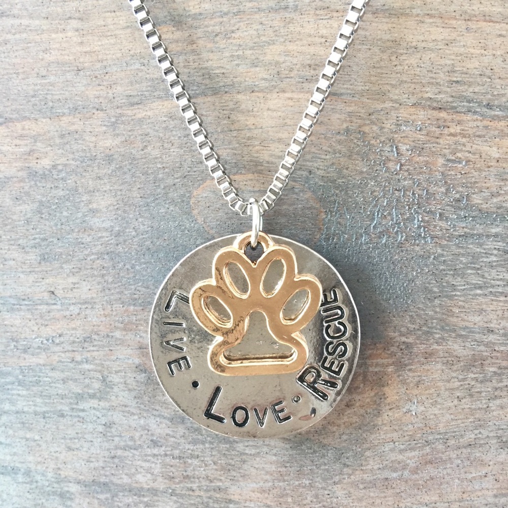 Live, Love, Rescue Necklace - Picture 4 of 8